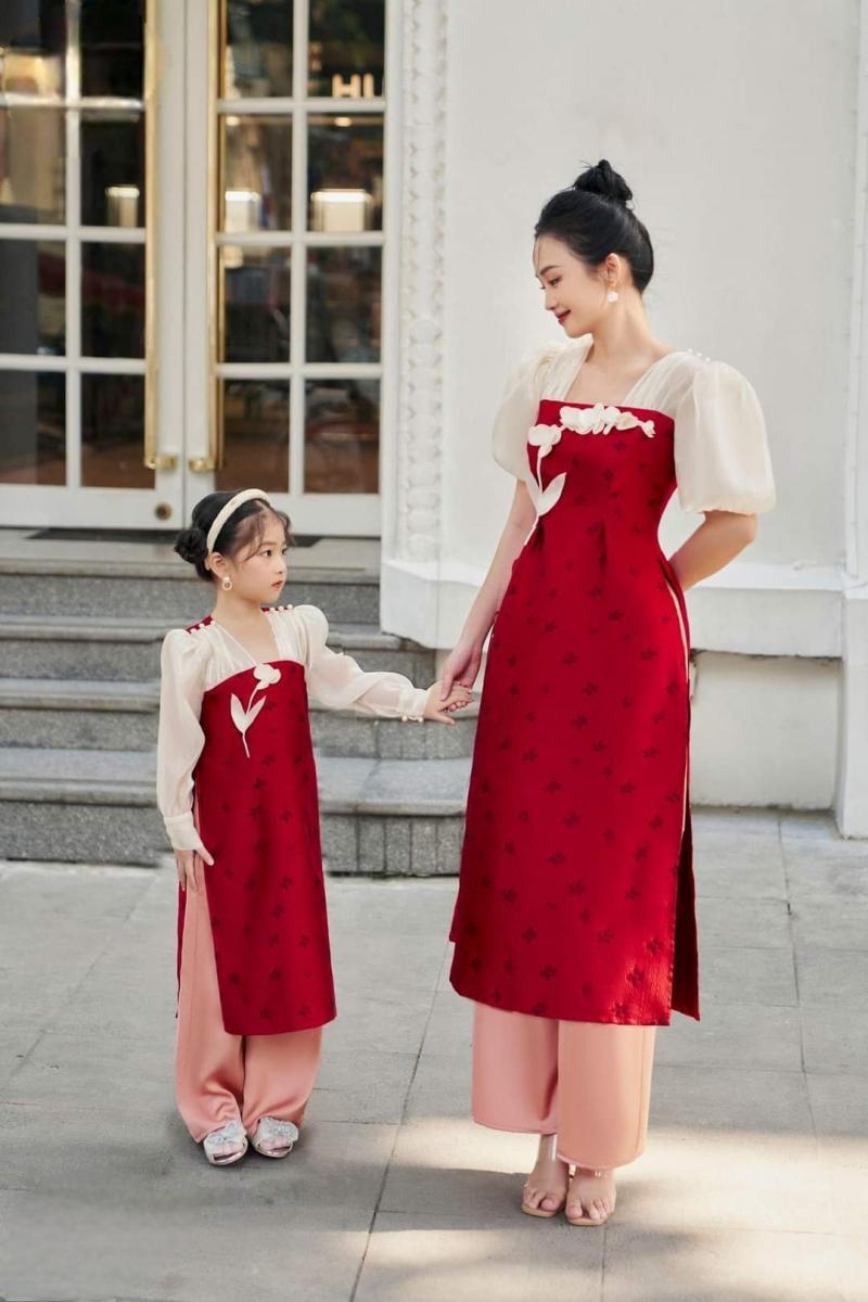 Top 4 địa chỉ may áo dài gia đình đẹp tại Hà Nội