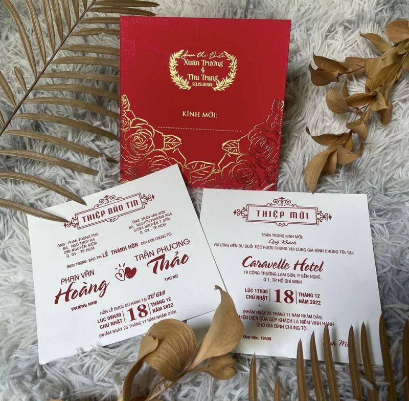 Top 6 địa chỉ in thiệp cưới đẹp và uy tín tại tỉnh Đồng Tháp
