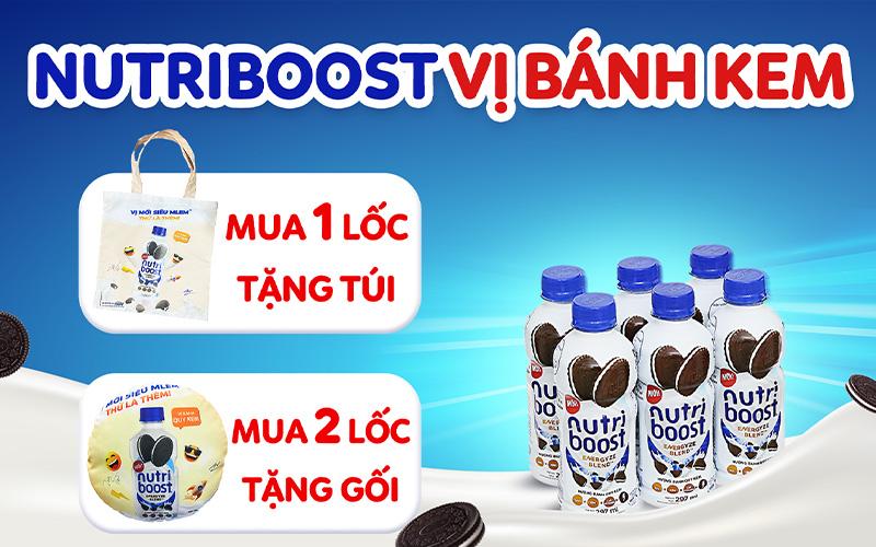 NUTRIBOOST vừa ra mắt hương vị mới hấp dẫn: bánh quy kem. Bạn đã thử chưa?