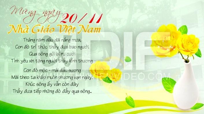 Top 11 mẫu thiệp đẹp kèm lời chúc ý nghĩa nhất dành tặng ngày Nhà giáo Việt Nam 20/11
