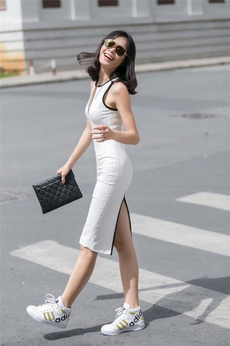 Top 10 cách phối giày thể thao với váy thời thượng cho các nàng sành điệu