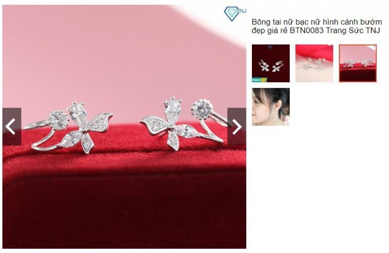 Top 8 mẫu hoa tai bạc đẹp nhất hiện nay