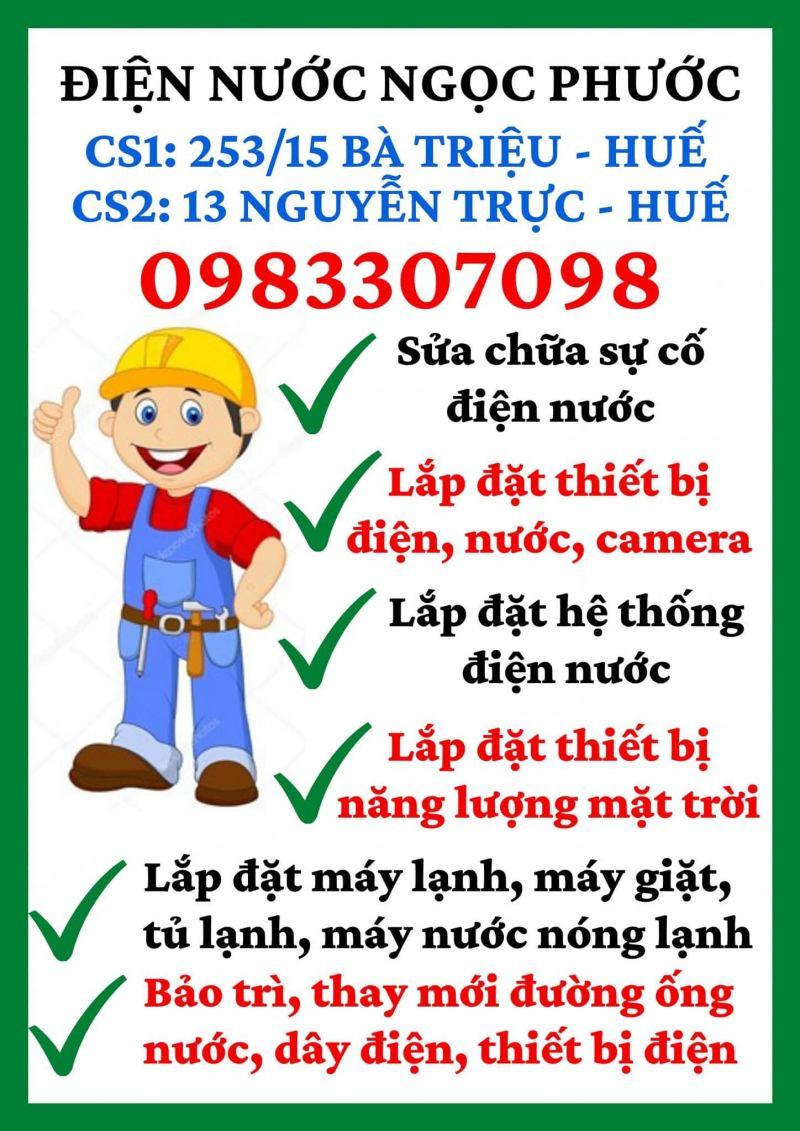 Top 3 dịch vụ sửa chữa điện nước uy tín nhất tại Thừa Thiên Huế