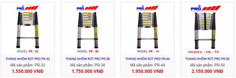 Top 8 Địa chỉ cung cấp thang nhôm rút chất lượng tại Hà Nội