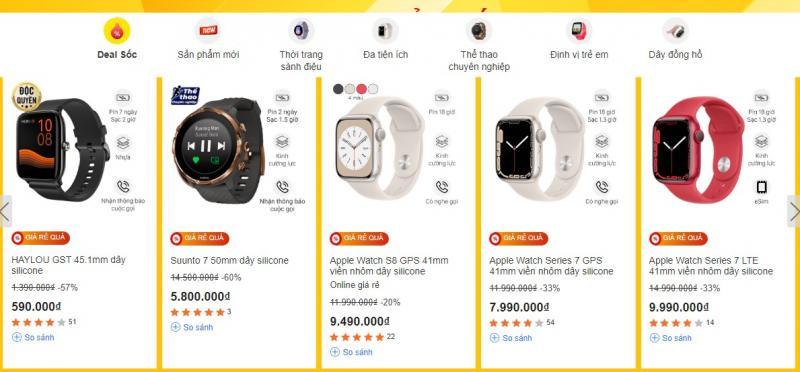 Top 6 trang web mua đồng hồ thông minh uy tín, giá tốt nhất hiện nay