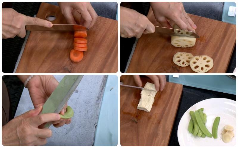 Canh nấm củ sen - món ăn nhẹ nhàng cho ngày Tết