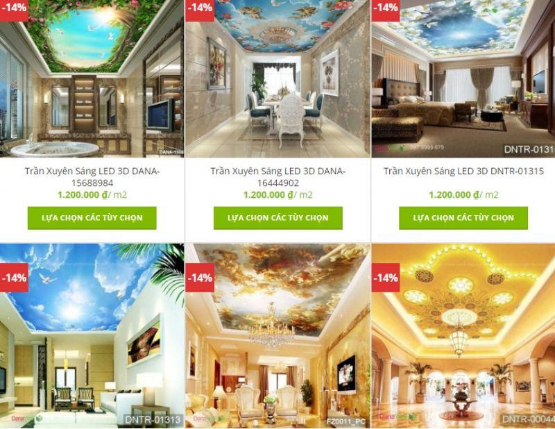 7 Đơn vị thi công trần xuyên sáng chất lượng và uy tín bậc nhất Đà Nẵng