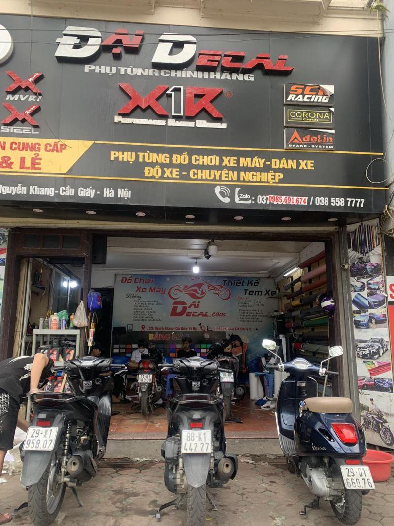 2 địa chỉ dán decal xe máy chất lượng nhất quận Cầu Giấy, Hà Nội