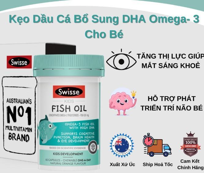 Top 6 viên dầu cá bổ sung DHA tốt nhất dành cho trẻ em năm 2024