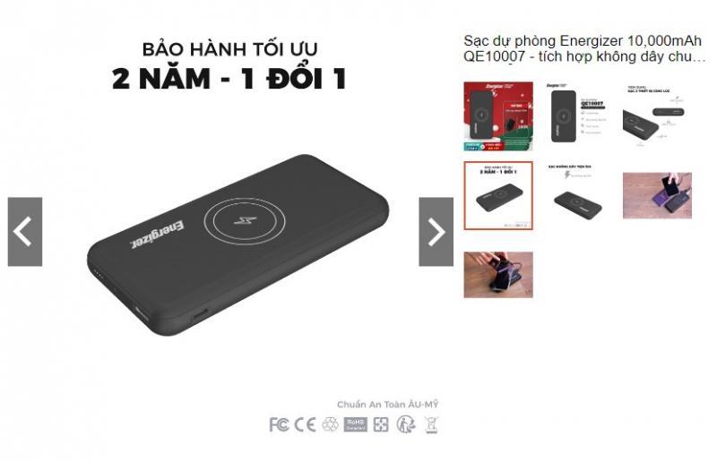 Top 10 pin sạc dự phòng không dây đáng mua nhất
