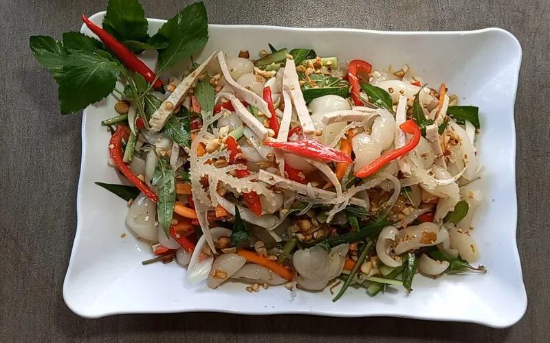 Bí quyết làm gỏi rong sụn chôm chôm thơm ngon đậm đà - Món ngon khiến cả gia đình thích thú