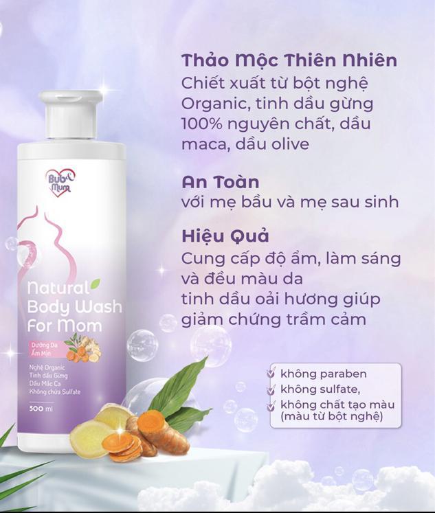 Top 7 loại sữa tắm tốt nhất dành cho bà bầu hiện nay
