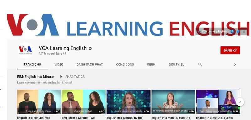 Top 10 Kênh YouTube hỗ trợ bạn tự học tiếng Anh hiệu quả nhất hiện nay