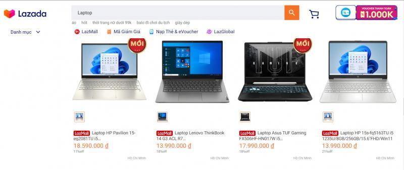 12 Địa chỉ mua laptop/máy tính trực tuyến đáng tin cậy nhất hiện nay
