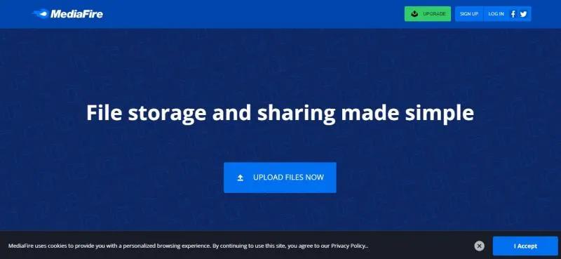 Top 10 trang web chia sẻ tệp tin hàng đầu hiện nay