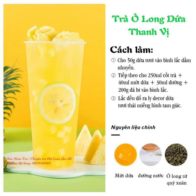 Top 10 công thức pha trà dứa ngon mê ly bạn nên thử