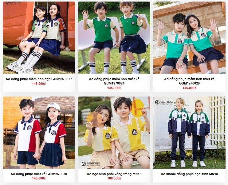 Top 10 đơn vị may đồng phục mầm non uy tín và chất lượng hàng đầu tại Hà Nội