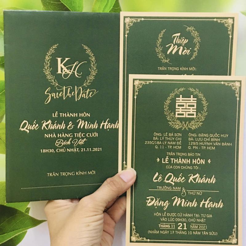 Top 8 Địa chỉ in thiệp cưới uy tín và tinh tế nhất TP. Rạch Giá, Kiên Giang