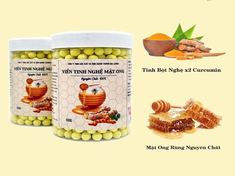 Top 10 Viên tinh nghệ mật ong chất lượng nhất thị trường hiện nay