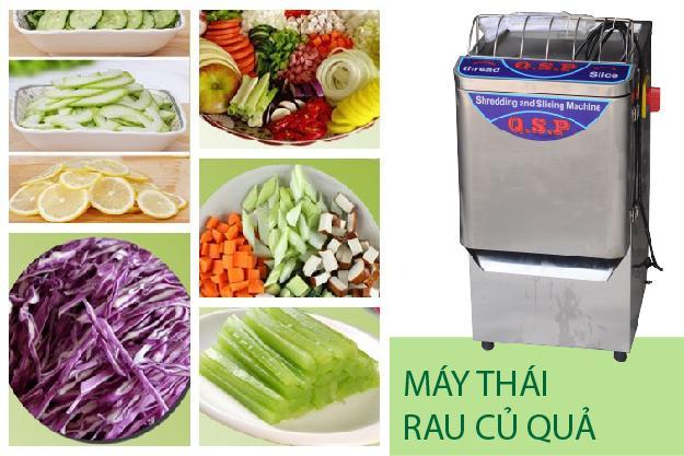 5 Dòng máy thái rau củ quả chất lượng nhất thị trường hiện nay