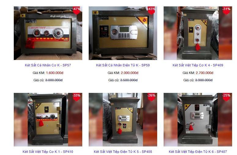 Top 4 Cửa hàng két sắt uy tín nhất tại Khánh Hòa