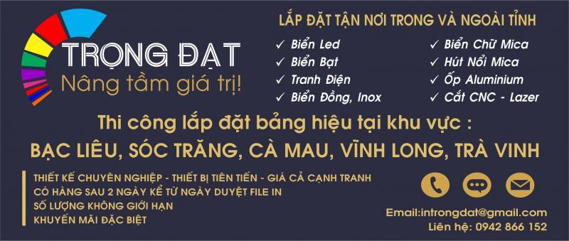Top 3 Địa chỉ làm biển quảng cáo uy tín, giá tốt tại Bạc Liêu