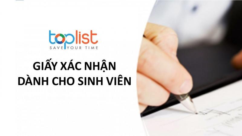 Top 6 mẫu giấy xác nhận dành cho sinh viên chính xác và đầy đủ nhất