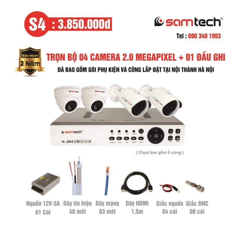 Top 8 bộ camera giám sát trọn gói giá tốt - Miễn phí lắp đặt tại Hà Nội