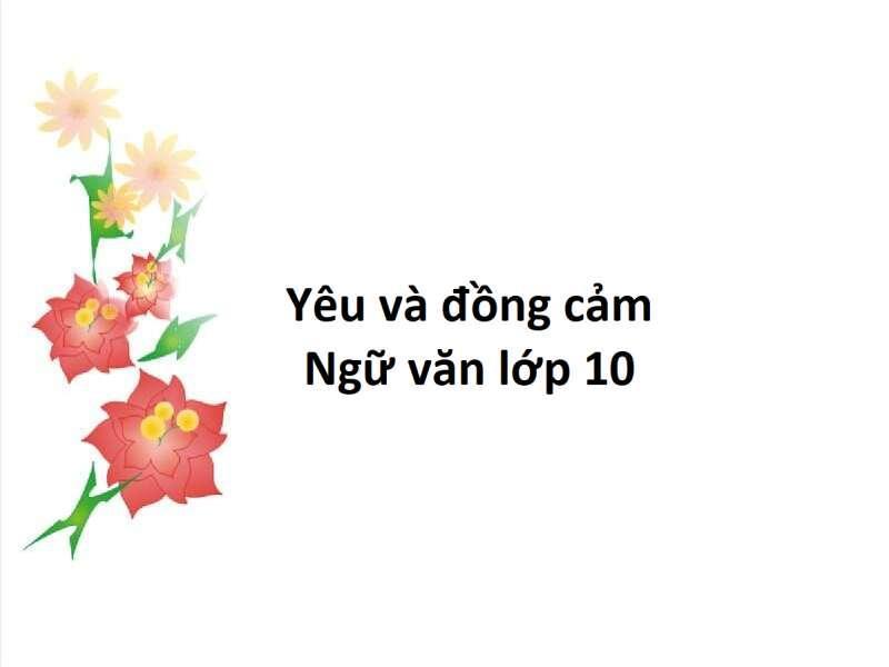 5 Bài phân tích xuất sắc nhất về tác phẩm 'Yêu và đồng cảm' trong chương trình Ngữ văn 10