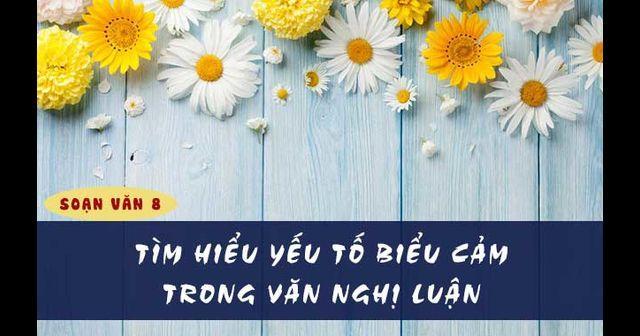 6 Bài soạn mẫu chất lượng nhất về "Yếu tố biểu cảm trong văn nghị luận" dành cho học sinh lớp 8