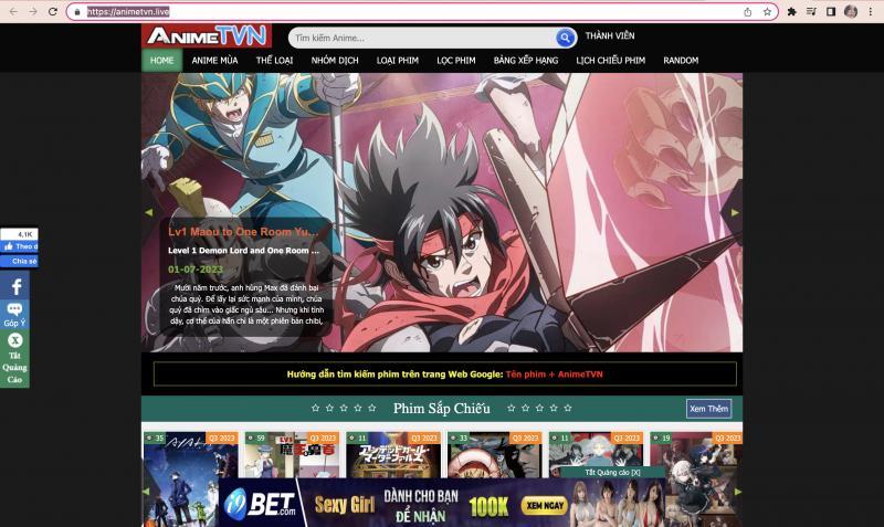 Top 7 trang web xem anime trực tuyến hàng đầu hiện nay