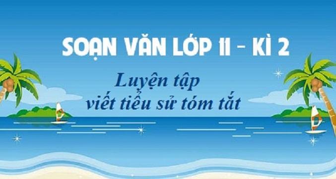 Top 5 Bài soạn Luyện tập viết tiểu sử tóm tắt xuất sắc nhất dành cho học sinh Ngữ Văn 11