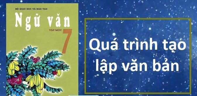 Tuyển chọn 6 bài soạn xuất sắc nhất về "Quá trình tạo lập văn bản" lớp 7
