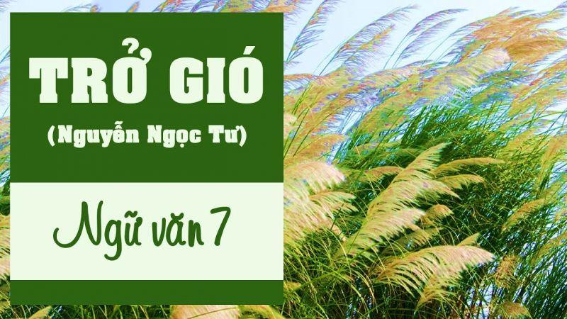 9 Đoạn văn cảm nhận sâu sắc nhất về tác phẩm 'Trở gió' - Ngữ văn lớp 7 (SGK Kết nối tri thức)