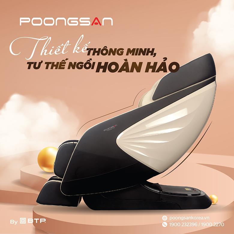 Top 5 ghế massage cao cấp từ thương hiệu Poongsan - Đẳng cấp Hàn Quốc
