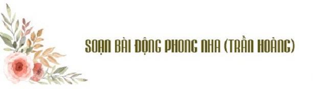 Top 6 Bài phân tích "Động Phong Nha" của Trần Hoàng dành cho học sinh lớp 6 xuất sắc nhất