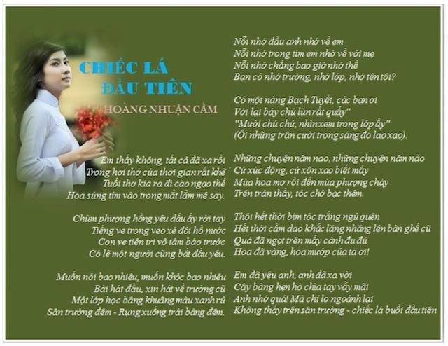 14 thi phẩm xuất sắc nhất của nhà thơ tài hoa Hoàng Nhuận Cầm