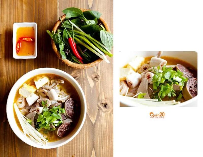 3 địa chỉ thưởng thức bún lòng đậm vị Hà Thành không thể bỏ qua