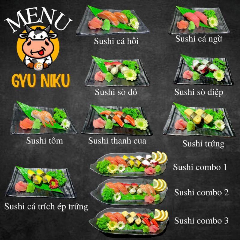 9 địa điểm thưởng thức sushi tuyệt hảo không thể bỏ qua tại Đắk Lắk