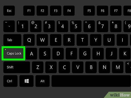 Hướng dẫn tắt phím Caps Lock đơn giản