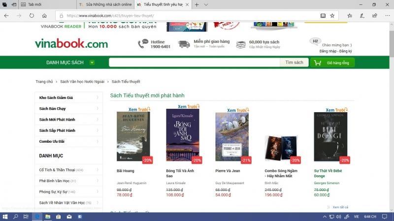 Top 8 Nhà sách trực tuyến đặt mua truyện ngôn tình đáng tin cậy nhất dành cho tín đồ yêu sách tại Hà Nội