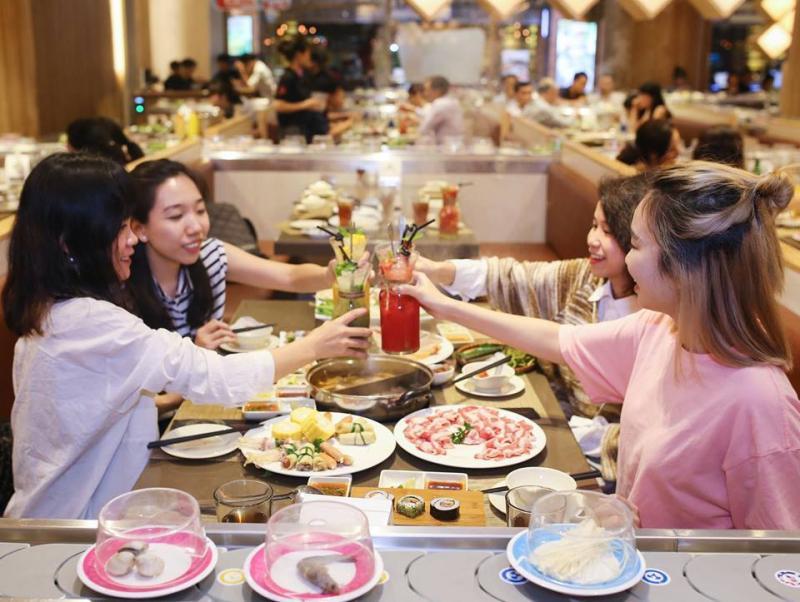 9 địa chỉ Kichi Kichi lẩu băng chuyền 'hot' nhất Hà Nội không thể bỏ qua