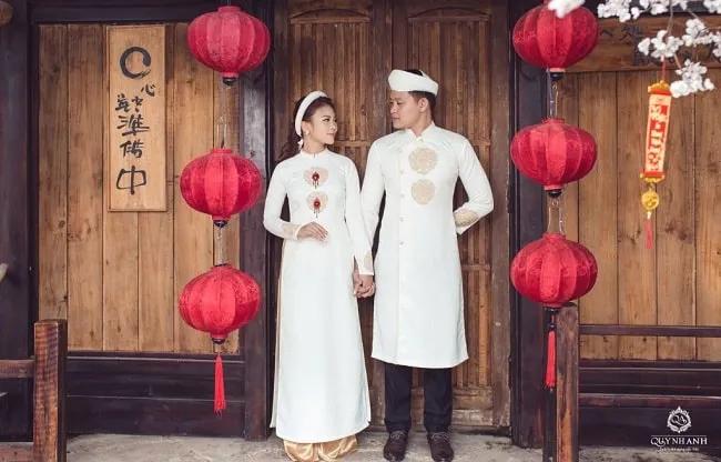 10 địa chỉ may áo dài cưới đẹp nhất Sài Gòn - Tinh hoa phục trang truyền thống
