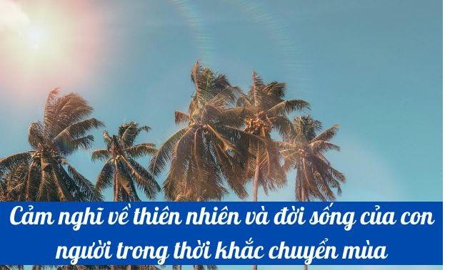 Top 16 Bài viết cảm nhận sâu sắc về sự chuyển mùa trong thiên nhiên và nhịp sống con người (Dành cho học sinh lớp 10)