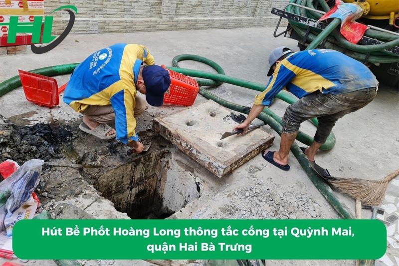 Dịch vụ thông tắc cống tại Hai Bà Trưng chuyên nghiệp – Giải pháp tối ưu từ Hút bể phốt Hoàng Long