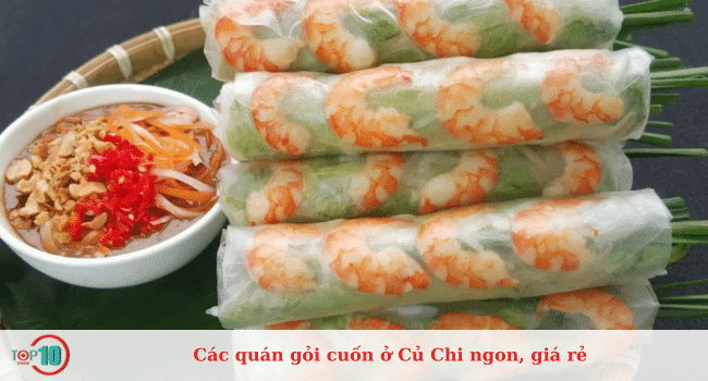 4 điểm thưởng thức gỏi cuốn Củ Chi hấp dẫn: Chất lượng chuẩn vị, giá cả sinh viên