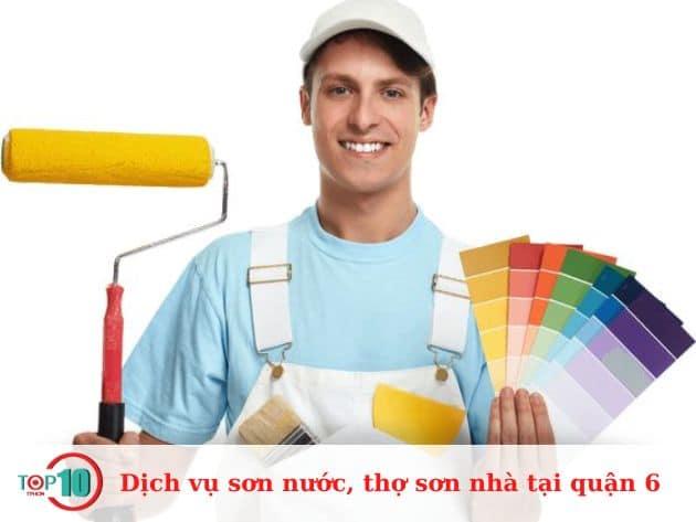 Top 7 dịch vụ sơn nước và thợ sơn nhà đáng tin cậy, giá tốt nhất tại Quận 6