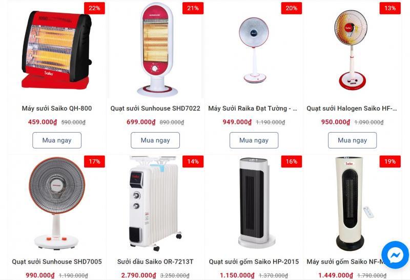 5 Địa chỉ uy tín bán máy sưởi cao cấp tại Lâm Đồng không thể bỏ qua