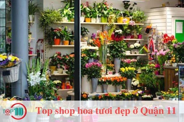 5 tiệm hoa tươi Quận 11, TP.HCM đẹp ngỡ ngàng, giá hợp lý - Giao tận nơi miễn phí