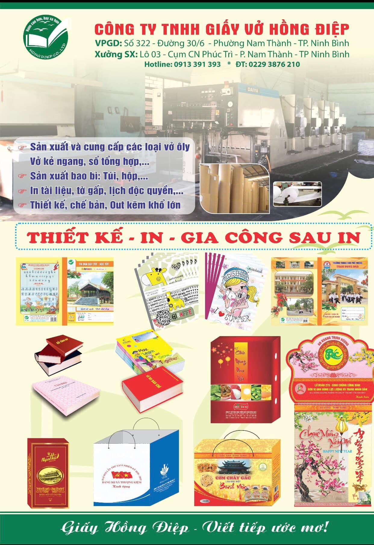 Top 5 Địa chỉ in ấn hàng đầu tại Ninh Bình